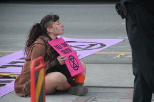 Civil desobedience in the street